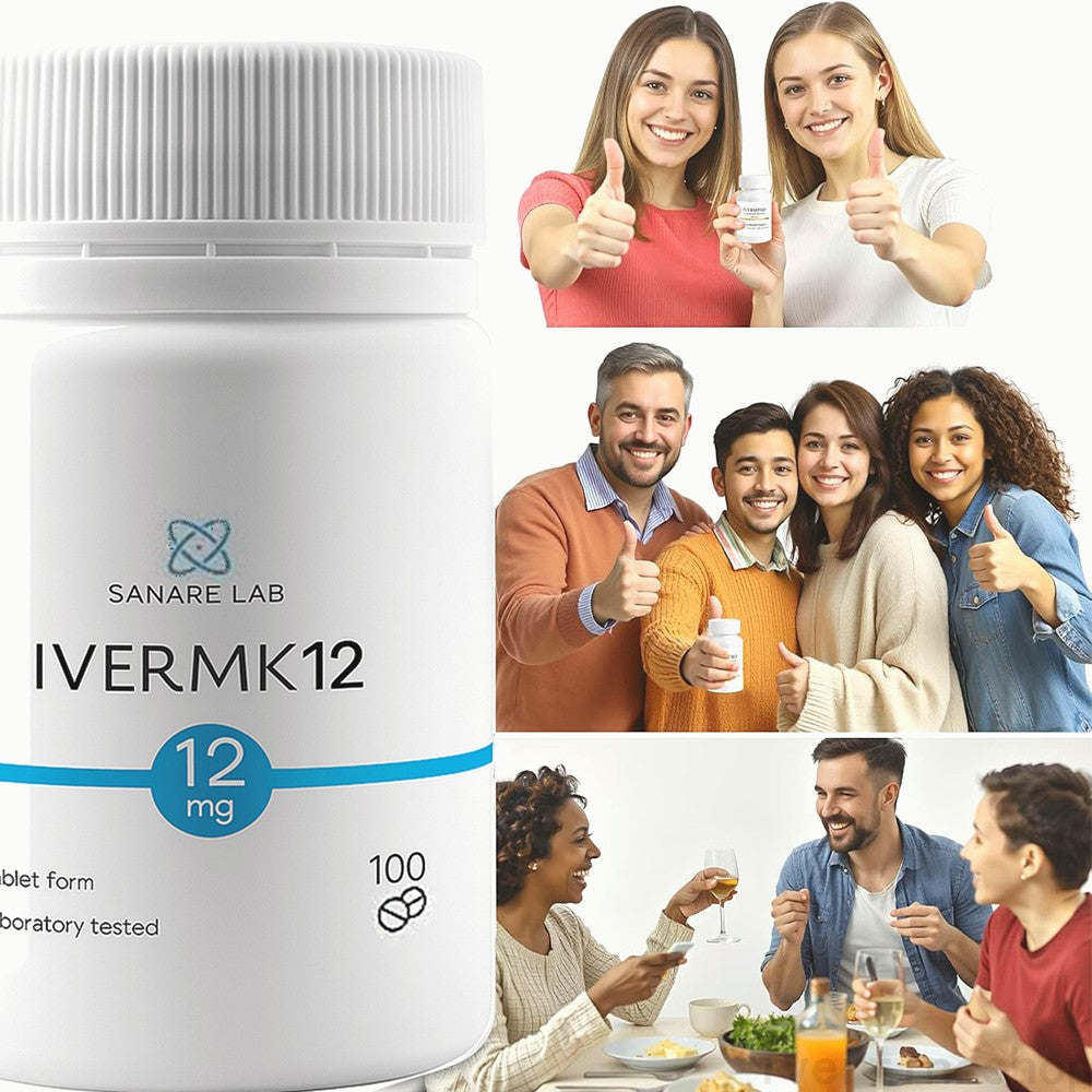 IVERMK 12 mg 100 Tablets Sanare Lab