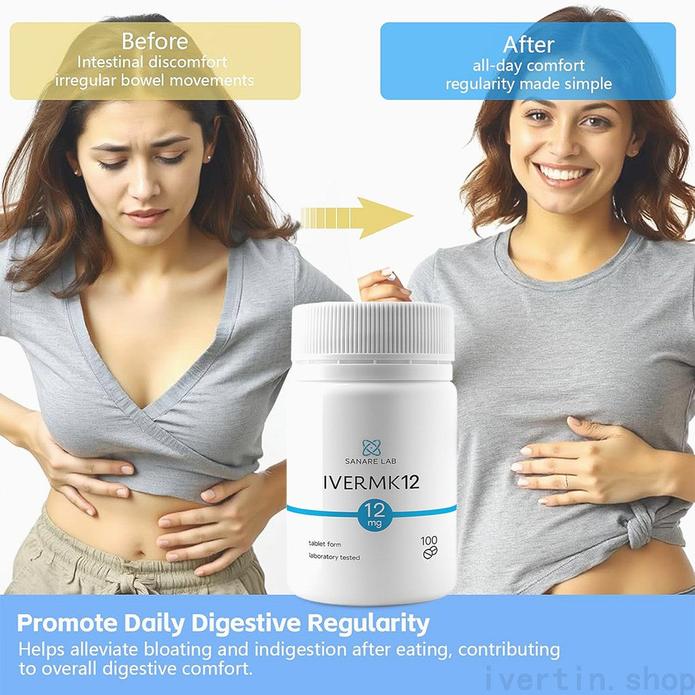 IVERMK 12 mg 100 Tablets Sanare Lab